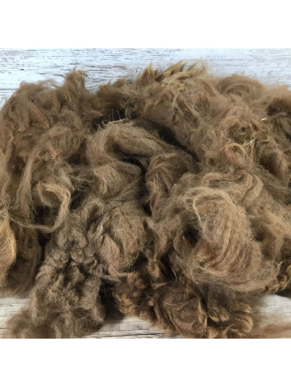 Brown Natural Alpaca Bird Nesting Crafting Fiber - 1 Gallon Bag Uncleaned